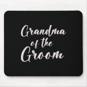 Oma des Groom-T-Shirt-Hochzeitsteams der Groom Gra Mousepad