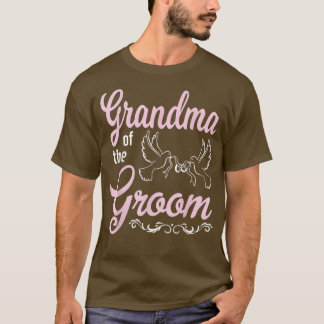 Oma des Grooms Glückliche Hochzeit Verheirateten T T-Shirt
