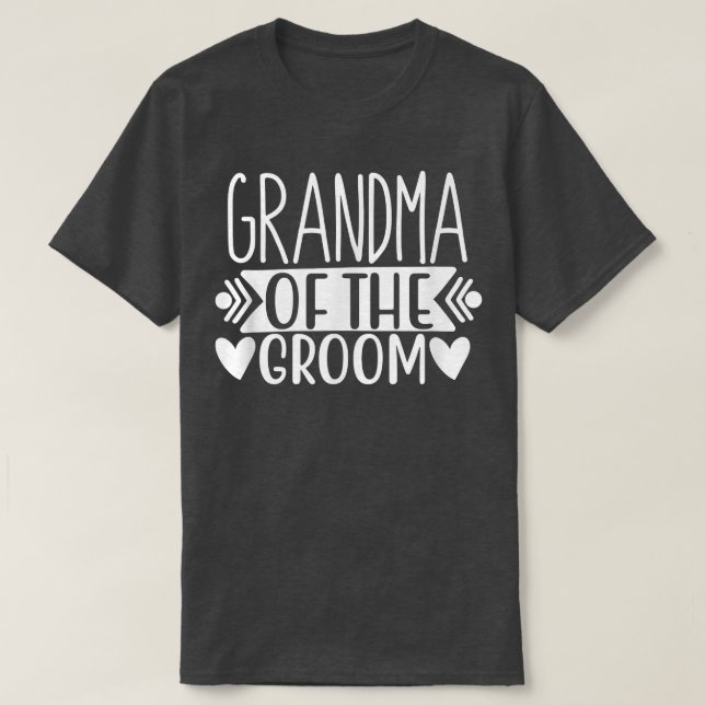 Oma des Grooms T-Shirt (Design vorne)