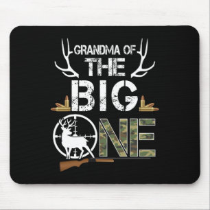 Oma des großen Jungen eines Geburtstags Hirschjäge Mousepad