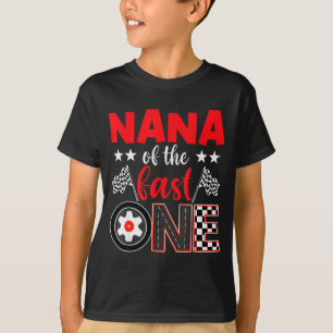 Oma des schnellen Einen Geburtstag 1st Rennwagen F T-Shirt