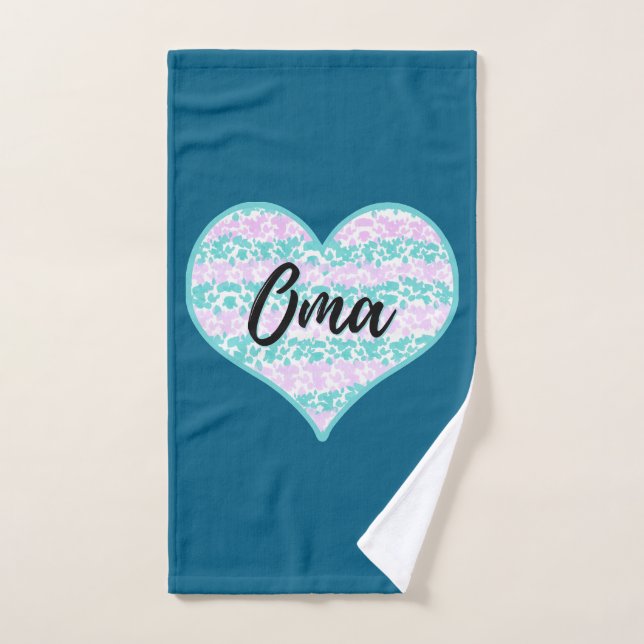 "Oma" Deutsches Oma-Handtuch Handtuch (Handtuch)