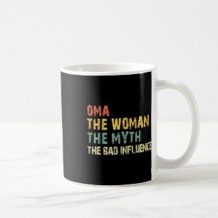 Oma Die Frau Der Mythos Der D Einfluss Lustig Vint Kaffeetasse