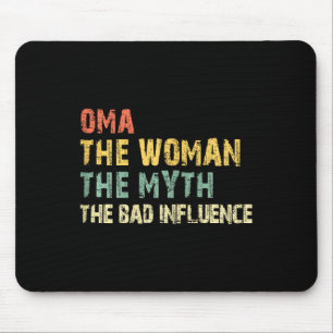 Oma Die Frau Der Mythos Der D Einfluss Lustig Vint Mousepad