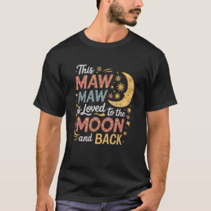 Oma  Diese Oma wird Mond und zurück geliebt T-Shirt