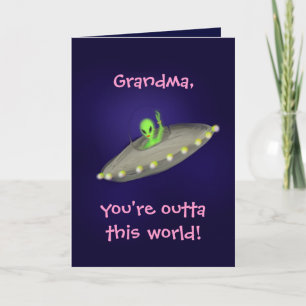 Oma, du bist aus dieser Welt! Karte