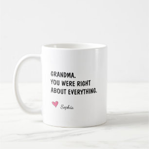 Oma, du hattest in allem recht kaffeetasse