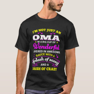 Oma Ein Großer Becher Wunderbare Lustige Oma T-Shirt