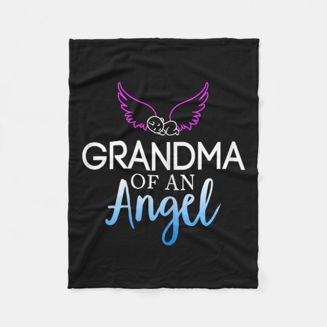 Oma eines Angel Sids Awareness Month Fleecedecke (Vorderseite)