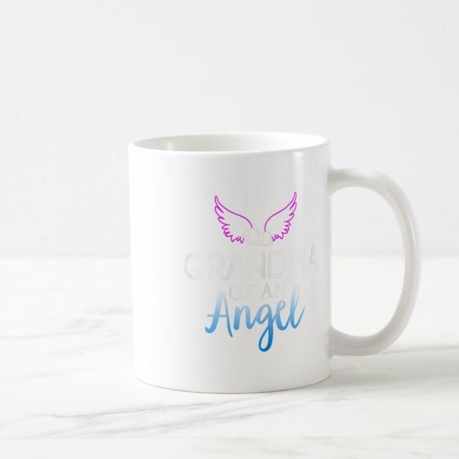 Oma eines Angel Sids Awareness Month Kaffeetasse (Rechts)