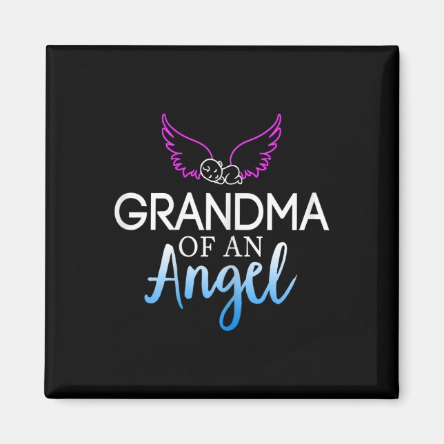 Oma eines Angel Sids Awareness Month Magnet (Vorne)