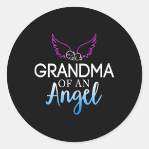 Oma eines Angel Sids Awareness Month Runder Aufkleber