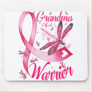 Oma eines Brustkrebses eines kriegerischen Drachen Mousepad