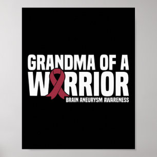 Oma eines Hirnaneurysma des Kriegers Poster