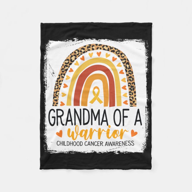 Oma eines Krebserregers aus der Kindheit Fleecedecke (Vorderseite)