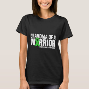 Oma eines Kriegers grünes Licht für psychische Ges T-Shirt