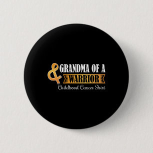 Oma eines Kriegers Krebs im Kindesalter Button