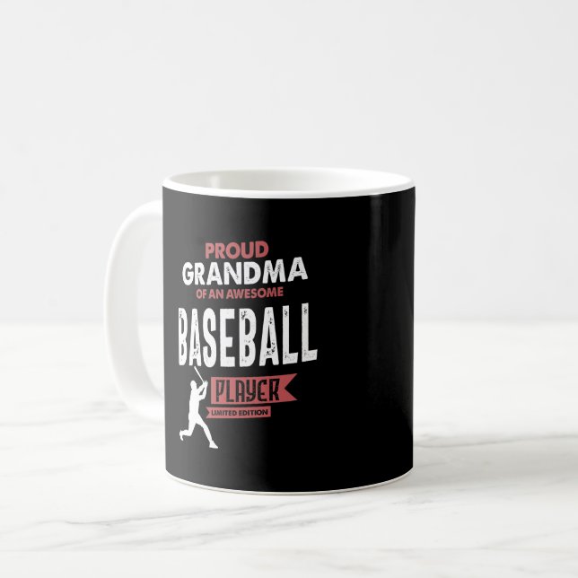 Oma eines Phantastischen Baseballspielers Kaffeetasse (Vorderseite Links)
