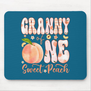 Oma eines süßen Pfirsichs 1. Geburtstagsfeier für  Mousepad