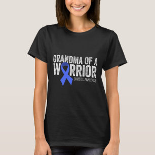 Oma eines Warrior T1d Diabetiker Blauer Schleifenh T-Shirt