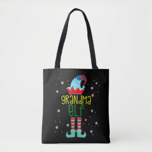 Oma Elf Funny Matching Family Merry Chris