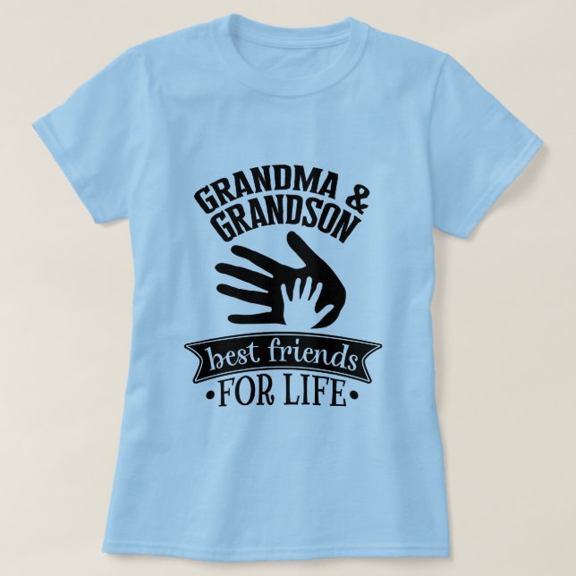 Oma Enkel beste Freunde  T-Shirt (Design vorne)