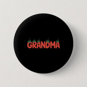 Oma Erdbeersommerfrucht - Große Mütter Button