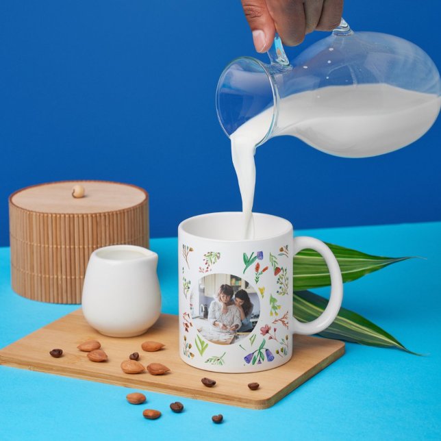 Oma: Erinnerungen Blühen mit Liebe (Muttertag) Kaffeetasse (Grandma: Memories Bloom with Love (Mother's day) Coffee Mug)