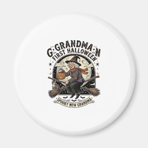 Oma erstes Halloween Vintage Hexe Shirt_1 Magnet