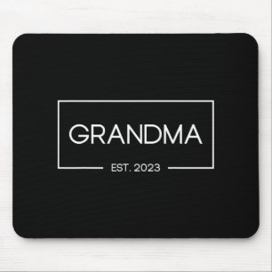 Oma Est 2023 Neue Großmutter Erstes Mal Mousepad