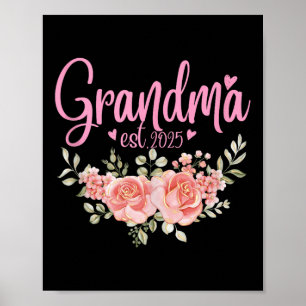 Oma Est.2025 Blume Lover Nana Teammatte Poster