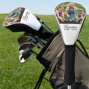 Oma-EST-Datum Elegantes Skript Geschenk nach Maß Golf Headcover