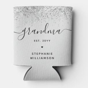 Oma Est Glitzer Confetti Custom Oma Geschenk Dosenkühler