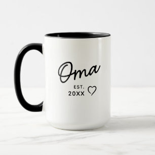 Oma Est. Jahr Erstes Enkelkind Schwangerschaft Bek Tasse