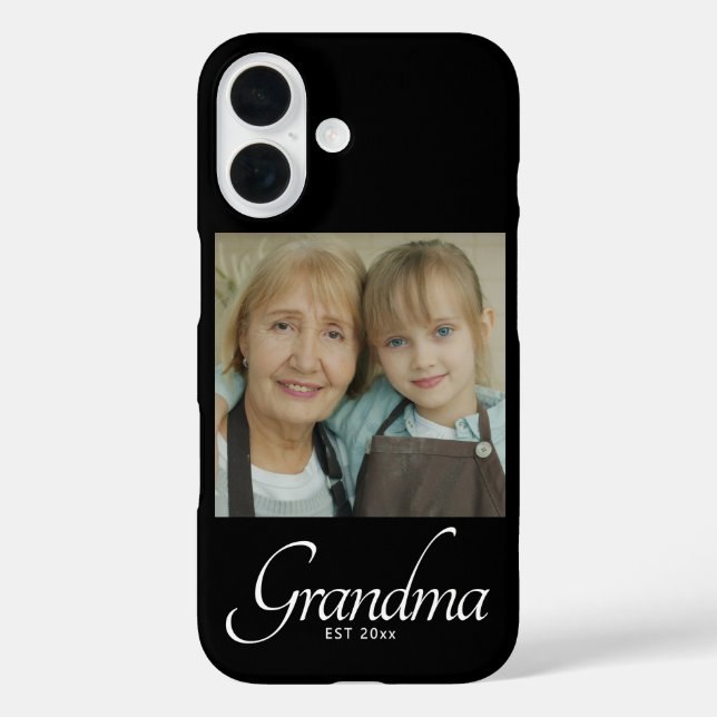 Oma Established Foto-Geschenk Case-Mate iPhone Hülle (Rückseite)