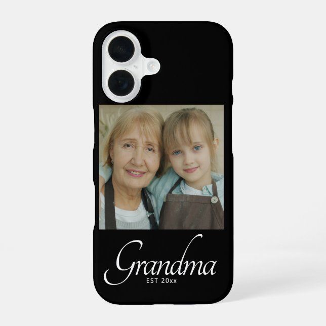 Oma Established Foto-Geschenk iPhone 16 Hülle (Rückseite)