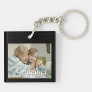 Oma Established Foto-Geschenk Schlüsselanhänger