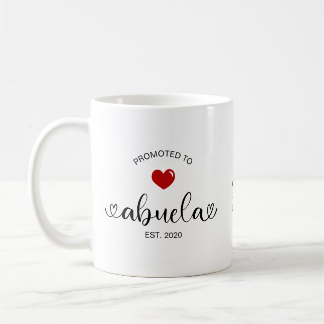 Oma Established Neues Oma-Geschenk Kaffeetasse (Links)
