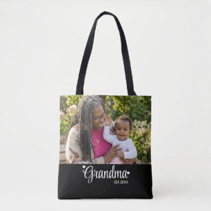 Oma Established Schrift Foto Oma Geschenk