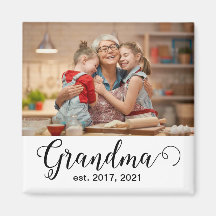 Oma Established Schrift Geschenk Foto