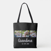 Oma Established Script Black 3 Foto Tote Bag