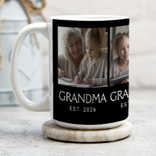 Oma Established Typography Schwarz 3 Foto Kaffeetasse