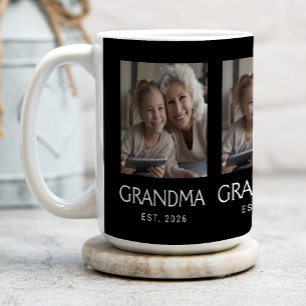 Oma Established Typography Schwarz 3 Foto Kaffeetasse
