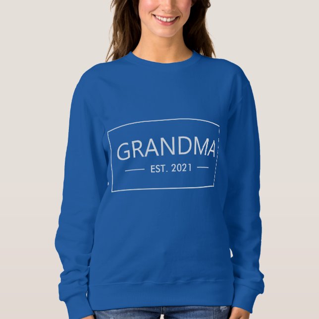 Oma Establishment Date Sweatshirt (Vorderseite)