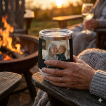 Oma etabliert Foto Weiße Schrift Text