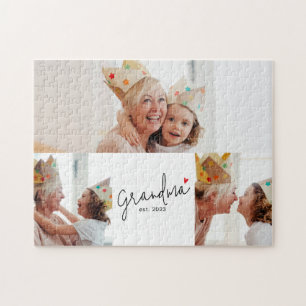 Oma etablierte moderne Schrift 3 Foto Puzzle
