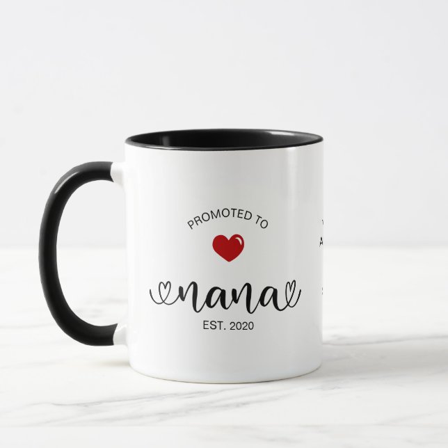 Oma etabliertes neues Oma-Geschenk Tasse (Links)
