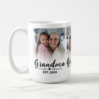 Oma etabliertes süßes Skript 3 Foto Kaffeetasse