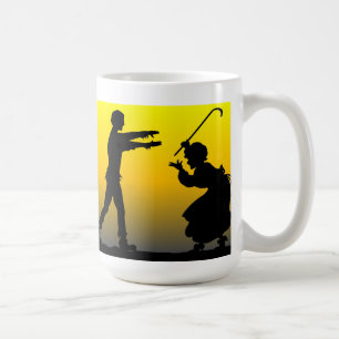 Oma Fights a Zombie Kaffeetasse