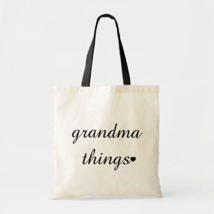 Oma findet Dinge süß Lustiges Geschenk Skript Tragetasche